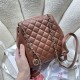 Chanel BACKPACK AS3860 Calfskin & Gold-Tone Metal Brown A