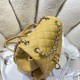 Chanel BACKPACK AS3860 Calfskin & Gold-Tone Metal Yellow A