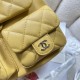 Chanel BACKPACK AS3860 Calfskin & Gold-Tone Metal Yellow A