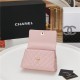 SMALL FLAP BAG WITH TOP HANDLE Grained Calfskin Gold Metal Pink High