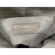 Chanel Medium Backpack Lambskin 91121 Silver-Metal Grey High