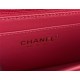 Chanel SMALL FLAP BAG With Top Diamond Handle Lambskin & Gold-Tone Metal AS4141 Fuchsia High