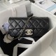 Chanel FLAP BAG AS3791 Lambskin & Gold-Tone Metal Black High