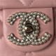 Chanel FLAP BAG AS3791 Lambskin & Gold-Tone Metal Pink High