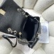 Chanel BACKPACK AS3860 Grained Shiny Calfskin & Gold-Tone Metal Black A