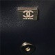 Chanel FLAP BAG AS3791 Fabric & Gold-Tone Metal Black High