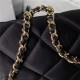 Chanel FLAP BAG AS3791 Fabric & Gold-Tone Metal Black High