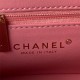 Chanel FLAP BAG AS3791 Fabric & Gold-Tone Metal Pink High