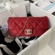 Chanel FLAP BAG AS3791 Fabric & Gold-Tone Metal Red High