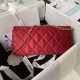 Chanel FLAP BAG AS3791 Fabric & Gold-Tone Metal Red High