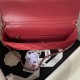 Chanel FLAP BAG AS3791 Fabric & Gold-Tone Metal Red High