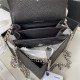 Chanel CLUTCH WITH CHAIN Grained Calfskin Enamel & Silver-Tone Metal AP2758 A