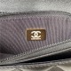 Chanel WALLET ON CHAIN A80982 Lambskin & Gold-Tone Metal Black A