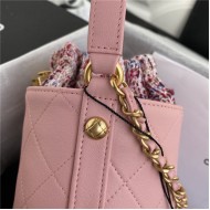 Chanel Small Drawstring Bag Pink High