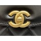 Chanel MINI SHOPPING BAG AS4416 Shiny Aged Calfskin & Gold-Tone Metal Black High