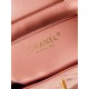 Chanel MINI SHOPPING BAG AS4416 Shiny Aged Calfskin & Gold-Tone Metal Pink High