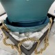 Chanel CLUTCH WITH CHAIN Shiny Lambskin & Gold-Tone Metal AP3854 Olive A