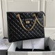 Chanel Large Shopping Bag Black High