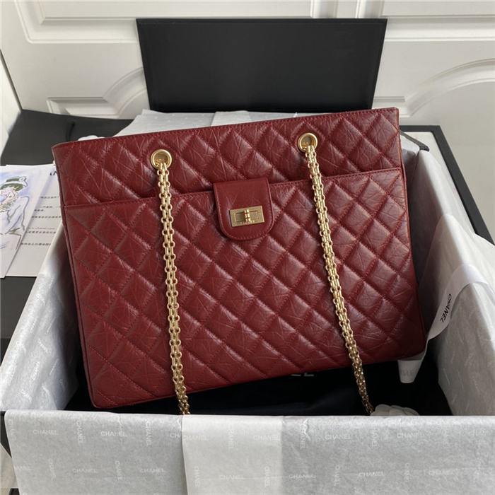 Chanel Large Shopping Bag Red High