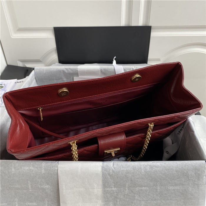 Chanel Large Shopping Bag Red High