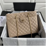 Chanel Large Shopping Bag Beige High