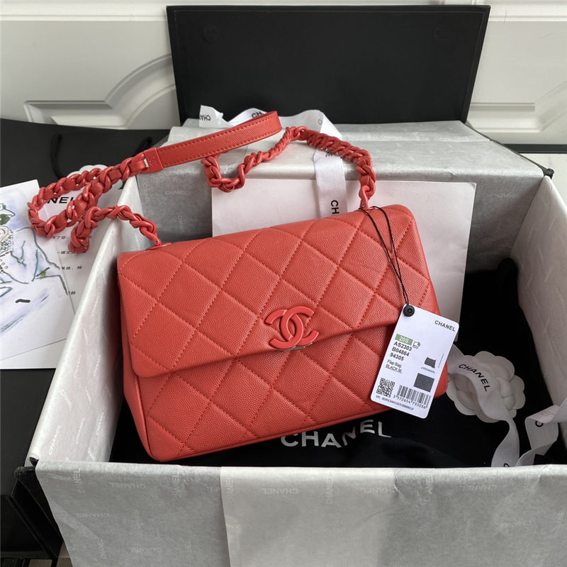 Chanel Flap Bag Red High