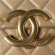 Chanel CLUTCH WITH CHAIN Shiny Lambskin & Gold-Tone Metal AP3854 Beige A