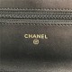 Chanel Wallet on Chain Lambskin Black Gold Metal B