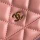 Chanel Wallet on Chain Lambskin Pink Gold Metal B