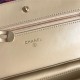 Chanel Wallet on Chain Lambskin Beige Gold Metal B