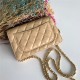 Chanel Wallet on Chain Lambskin Beige Gold Metal B