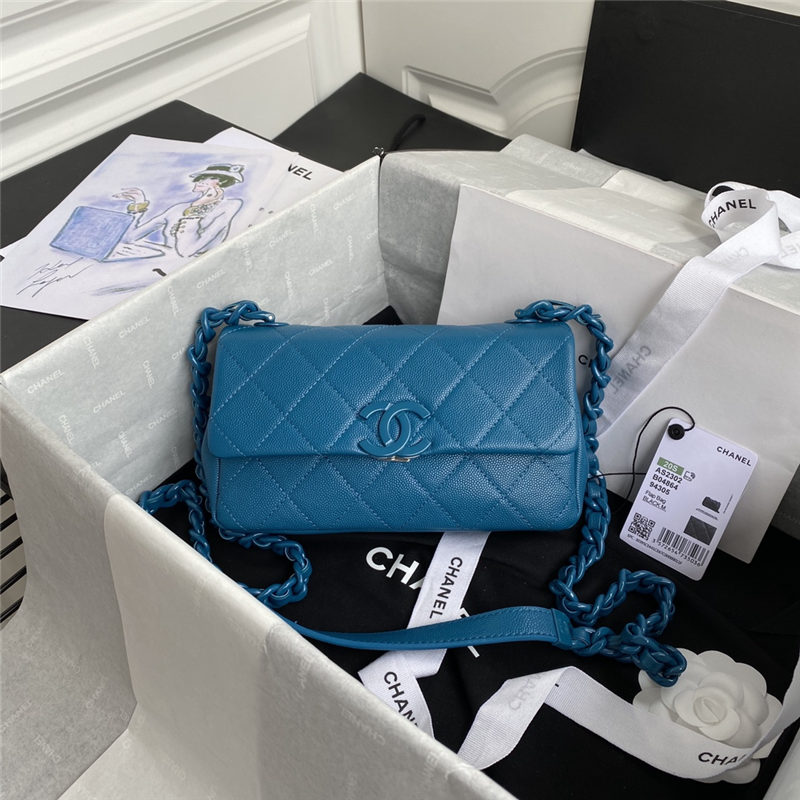 Chanel Small Flap Bag Blue High