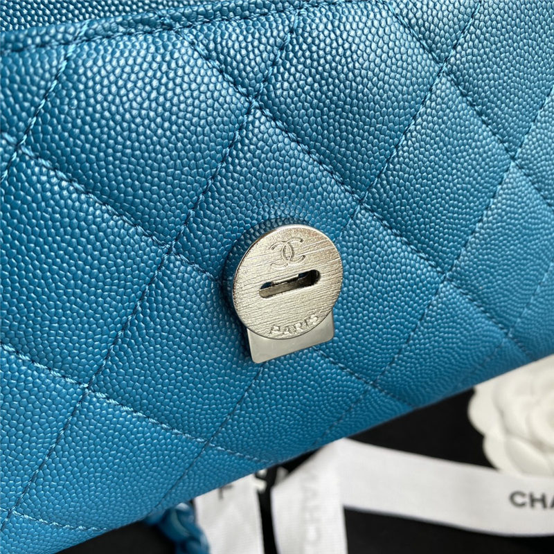 Chanel Small Flap Bag Blue High