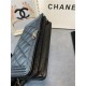 BOY Chanel WALLET ON CHAIN Grained Calfskin & Silver-Tone Metal Black High