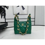 Chanel SMALL HOBO BAG AS4922 Shiny Lambskin & Gold Metal A