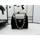 Chanel Hobo Handbag AS4912 Shiny Lambskin & Gold Metal A