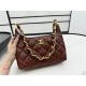 Chanel Hobo Handbag AS4912 Shiny Lambskin & Gold Metal A