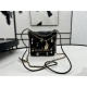 Chanel 22 MINI HANDBAG Shiny Lambskin Black, Bijoux Charms & Gold-Tone Metal AS3980 High