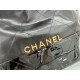 Chanel 22 SMALL HANDBAG Patchwork Shiny Calfskin & Gold-Tone Metal AS3260 High