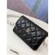 Chanel Wallet on Chain Imitation Pearls Black High