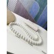 Chanel Wallet on Chain Imitation Pearls White High