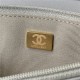 Chanel WALLET ON CHAIN Shiny Lambskin & Gold-Tone Metal Grey A