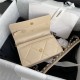 Chanel 19 WALLET ON CHAIN Shiny Lambskin Gold/Silver-Tone & Ruthenium-Finish Metal Nude A