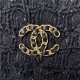 Chanel 19 WALLET ON CHAIN Black A