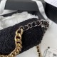 Chanel 19 WALLET ON CHAIN Black A