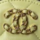 Chanel 19 CLUTCH WITH CHAIN Lambskin Gold/Silver-Tone & Ruthenium-Finish Metal Yellow A