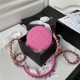 Chanel 19 CLUTCH WITH CHAIN Pink A