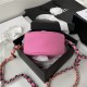 Chanel 19 CLUTCH WITH CHAIN Pink A