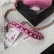 Chanel 19 CLUTCH WITH CHAIN Pink A