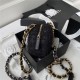 Chanel 19 CLUTCH WITH CHAIN Black A